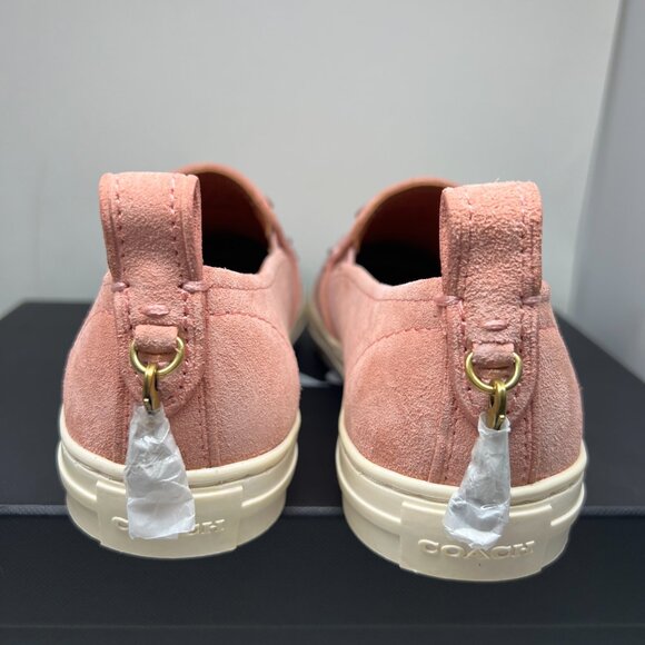 Coach Slip On Sneaker With Tea Rose Rivets Peony G2062 - Picture 5 of 11